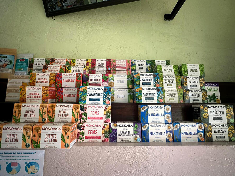 Interior y productos de Macrobiótica El SOL